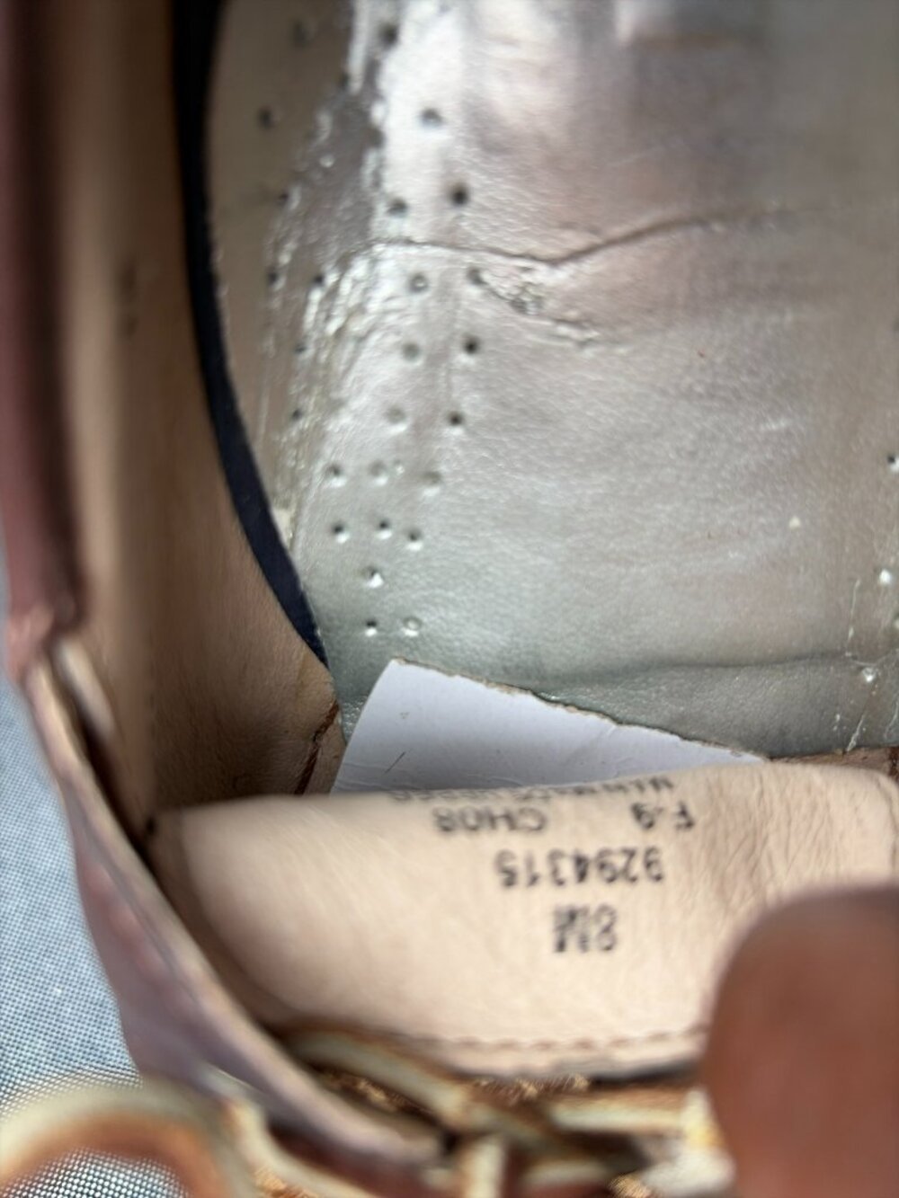 Sperry Top-Sider Authentic Original Faux Fur Houndstooth Plaid Boat Shoes size 8 - Picture 8 of 11